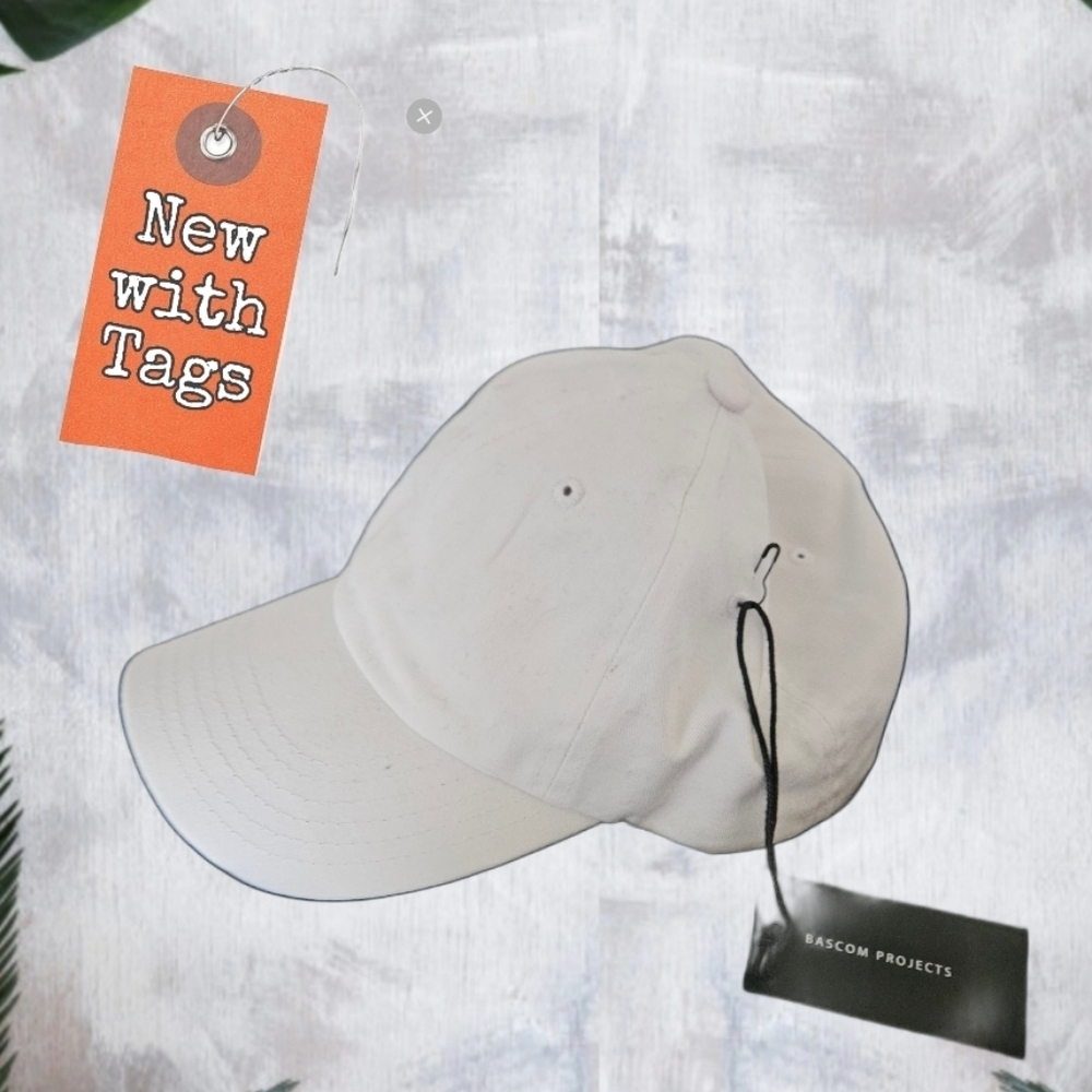 NWT/ Bascom Projects Classic White Cap Unisex